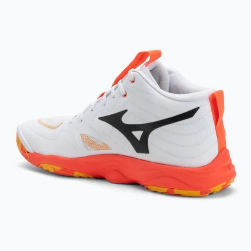 Scarpe da pallavolo Mizuno Wave Momentum Elite Mid bianco/fiery coral 2/citrus