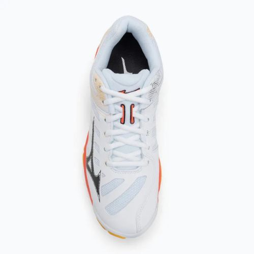 Scarpe da pallavolo Mizuno Wave Voltage 2 bianco/corallo rosso 2/citrus