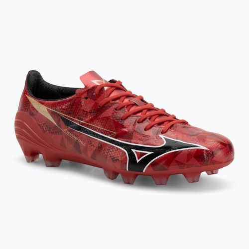 Scarpe da calcio uomo Mizuno α II Pro Md morelia 40th rosso/nero/oro