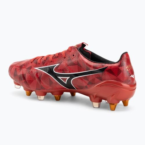Scarpe da calcio da uomo Mizuno α II Japan Mix apricot 40th red/nero/gold