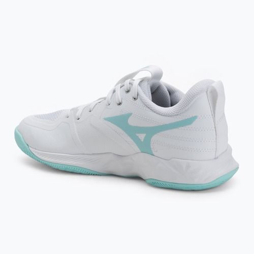 Scarpe da pallavolo da donna Mizuno Wave Momentum Pro bianco/blu