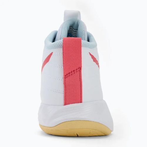 Scarpe da pallavolo donna Mizuno Wave Momentum Pro Mid bianco/calipso coral/pale banana