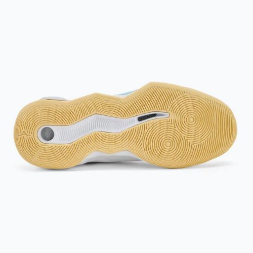Scarpe da pallavolo donna Mizuno Wave Momentum Pro Mid bianco/calipso coral/pale banana