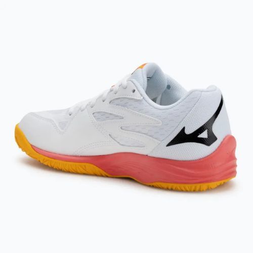Scarpe da pallavolo Mizuno Lightning Star Z7 bianco/fuoco corallo 2/citrus per bambini