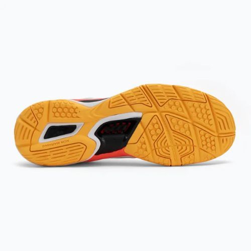Scarpa da pallamano Mizuno Wave Phantom 3 bianco/fuoco corallo 2/citrus