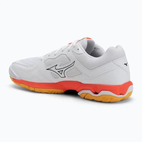 Scarpa da pallamano Mizuno Wave Phantom 3 bianco/fuoco corallo 2/citrus