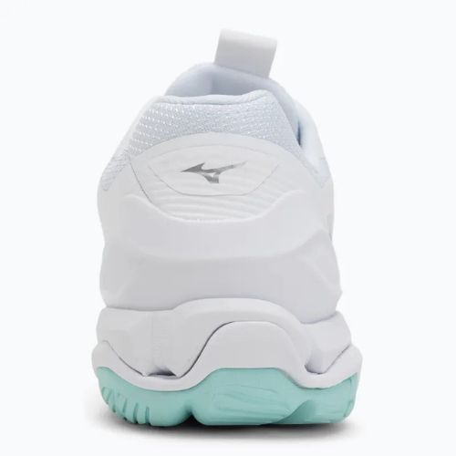 Scarpe da pallamano da donna Mizuno Wave Stealth 6 bianco/blu tinta unita