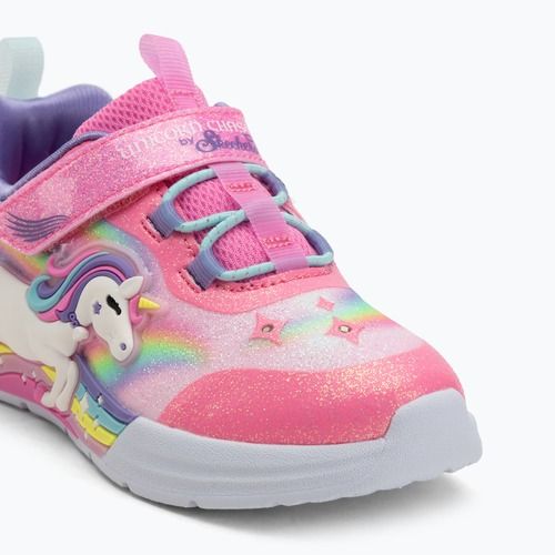 Scarpe da bambino Skechers Unicorn Chaser rosa/multi
