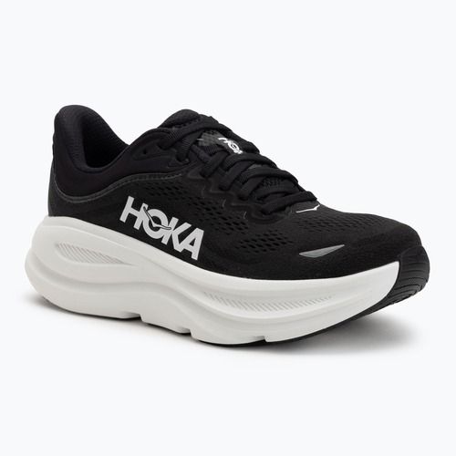 Scarpe da corsa da donna HOKA Bondi 9 Wide nero/bianco