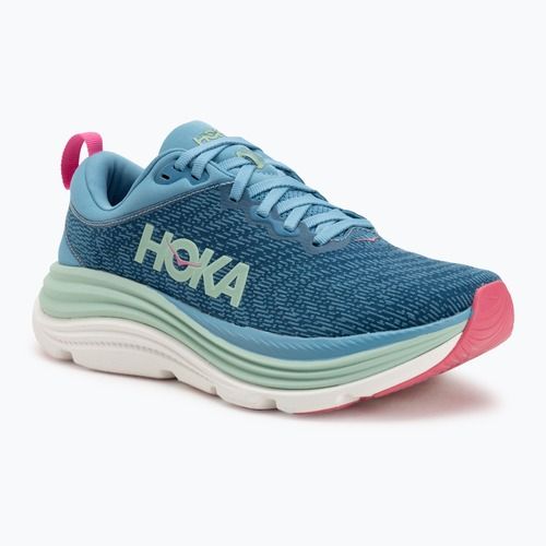 Scarpe da corsa da donna HOKA Gaviota 5 blu alpino/jadeite