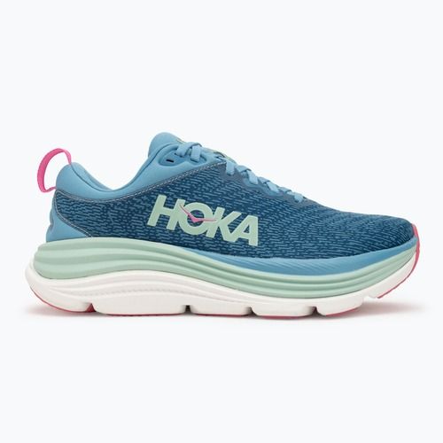 Scarpe da corsa da donna HOKA Gaviota 5 blu alpino/jadeite