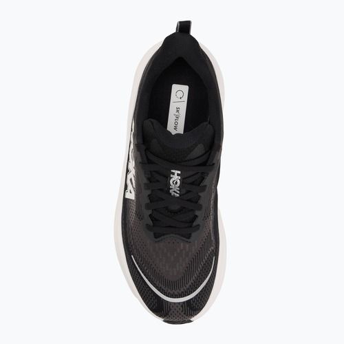 Scarpe da corsa da uomo HOKA Skyflow Wide nero/bianco