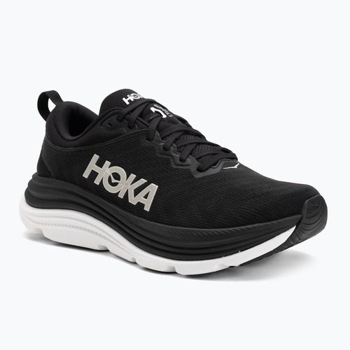 Scarpe da corsa da uomo HOKA Skyflow Wide nero/bianco