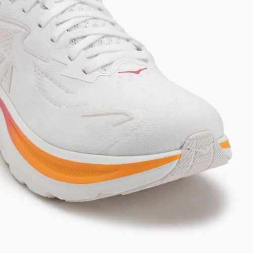 Scarpe da corsa da donna HOKA Clifton 10 bianco/rosa elettrico
