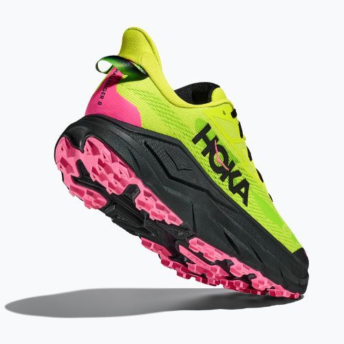 Scarpe da corsa da uomo HOKA Challenger 8 neon hoka citrus/nero