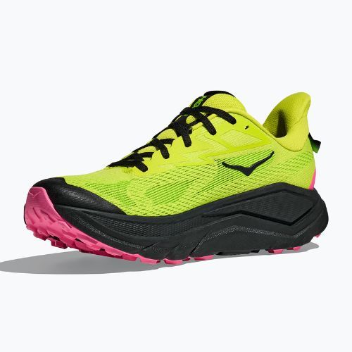 Scarpe da corsa da uomo HOKA Challenger 8 neon hoka citrus/nero