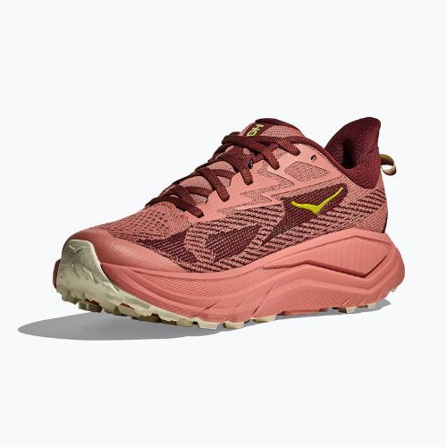 Scarpe da corsa da donna HOKA Challenger 8 Wide blush / dark cedar