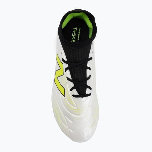 Scarpe da calcio per bambini New Balance Tekela Team Low JR FG bianco