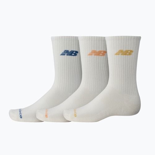 Calzini New Balance Everyday Crew 3 paia bianchi