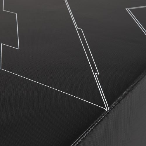 TREXO box pliometrico pieghevole 30 cm nero