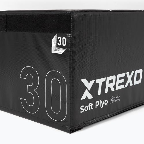 TREXO box pliometrico pieghevole 30 cm nero