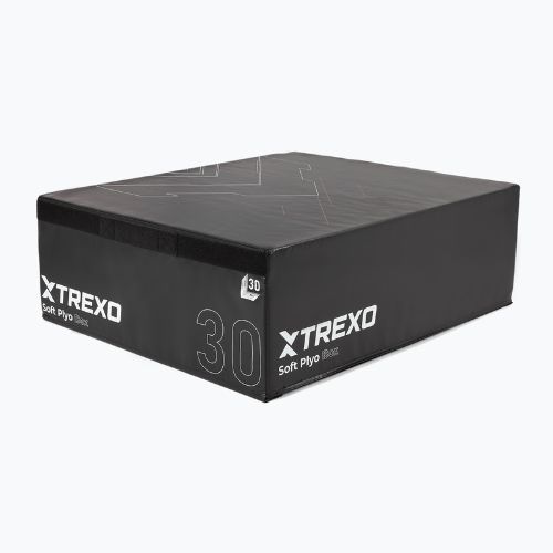 TREXO box pliometrico pieghevole 30 cm nero