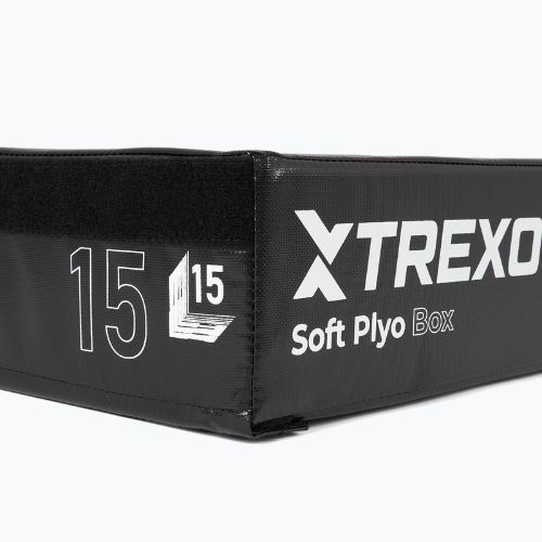 TREXO box pliometrico pieghevole 15 cm nero