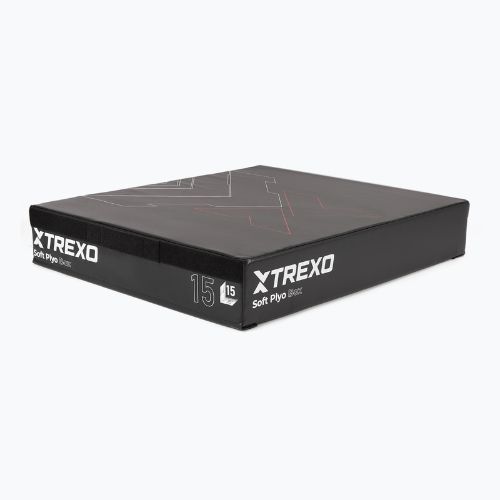 TREXO box pliometrico pieghevole 15 cm nero