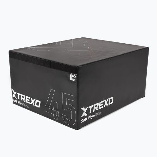 TREXO box pliometrico pieghevole 45 cm nero