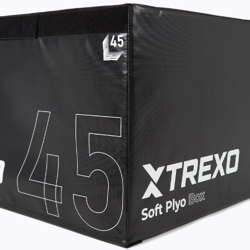 TREXO box pliometrico pieghevole 45 cm nero