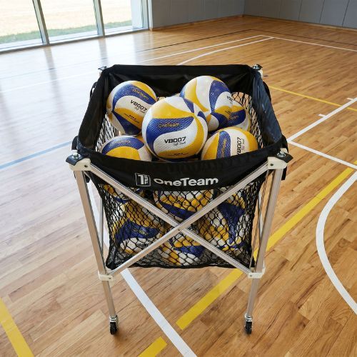 Carrello per palloni da pallavolo OneTeam Black slot