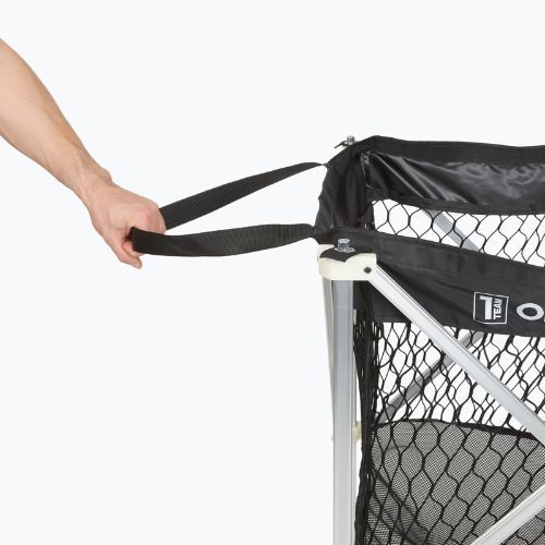 Carrello per palloni da pallavolo OneTeam Black slot