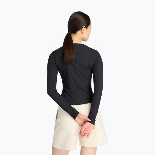 New Balance Micro-Rib Longsleeve donna nero