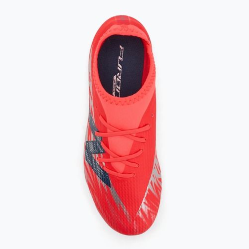 Scarpe da calcio per bambini New Balance Furon Team V8 Jr FG rosso