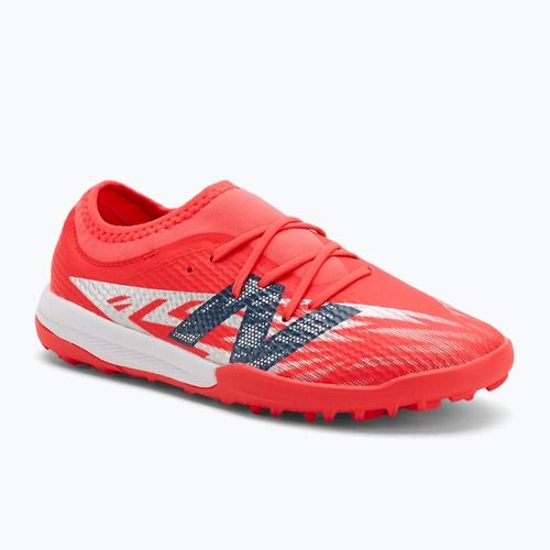 Scarpe da calcio per bambini New Balance Furon Team V8 Jr TF rosso