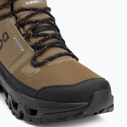 Scarpe da trekking da uomo On Cloudrock Mid Waterproof hunter/nero