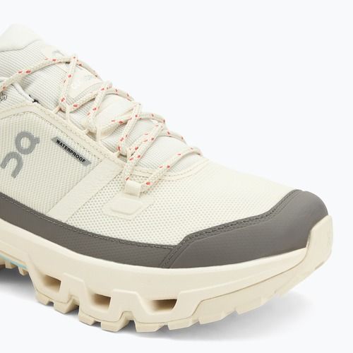 Scarpe da trekking da uomo On Cloudrock Low Waterproof avorio/avorio