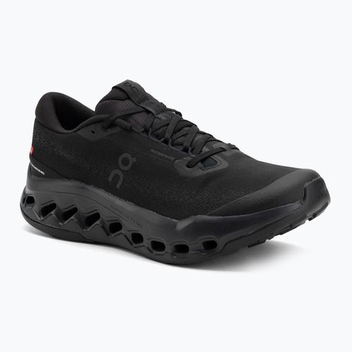 Uomo On Cloudsurfer Trail 2 Waterproof nero/nero scarpe da corsa