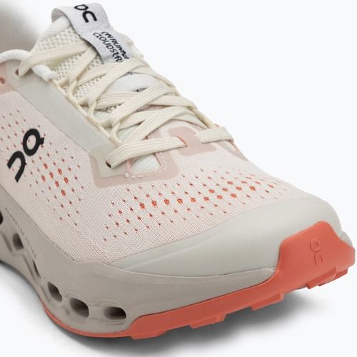Scarpe da corsa On Cloudsurfer Trail 2 avorio/salmone da donna