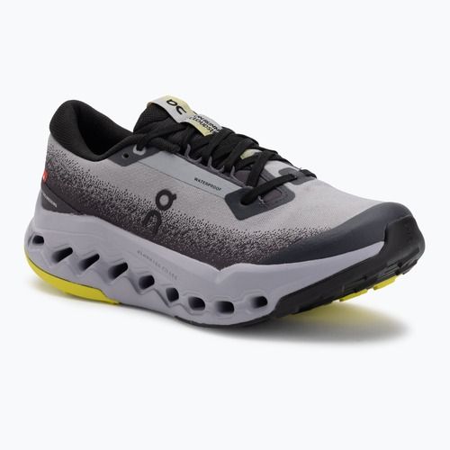 Scarpe da corsa da donna On Cloudsurfer Trail 2 Waterproof nero/lilla