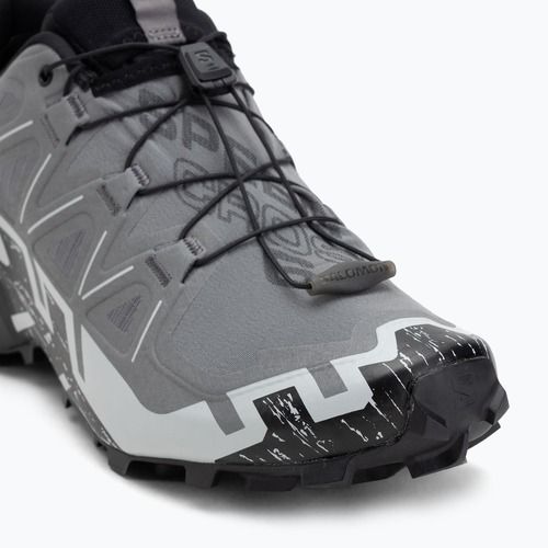 Scarpe da corsa da uomo Salomon Speedcross 6 Wide quiet shade/nero/blu perla