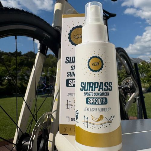 SURPASS Protezione solare sportiva SPF 30+ bianco