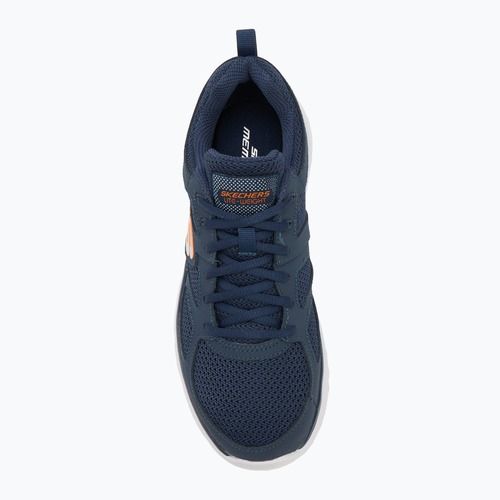 SKECHERS Burns Agoura, scarpe da uomo blu/arancione