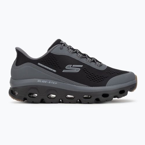 SKECHERS scarpe da uomo Glide-Step Sole Glover Peak nero/carbonio