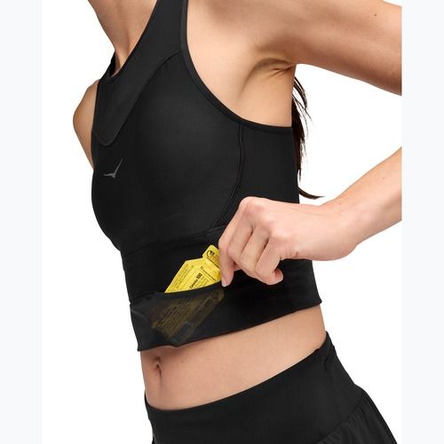 Reggiseno da allenamento HOKA Race Day nero/nero