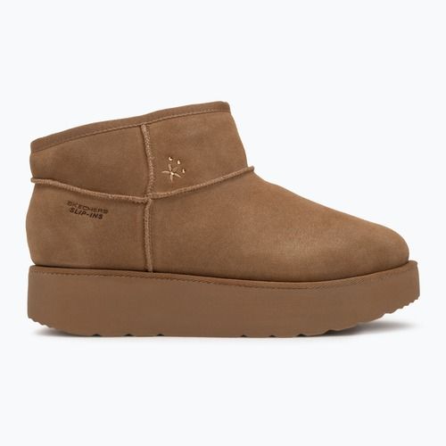 Scarpe da donna Skechers Keep Cozy castagna