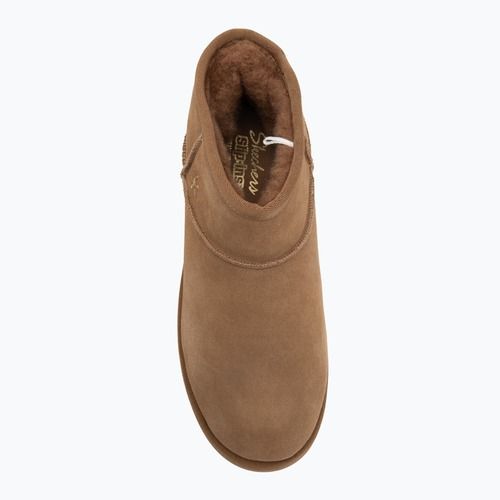Scarpe da donna Skechers Keep Cozy castagna