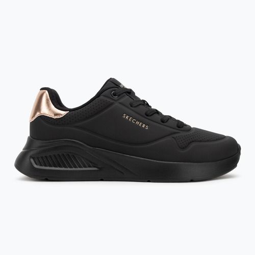 Scarpe da donna Skechers Uno Lite Shimmer Along nere