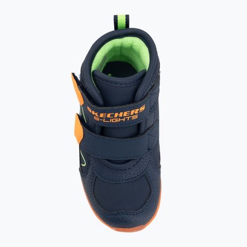 Scarpe bambini SKECHERS Illumi-Brights Splash Beams navy/arancione