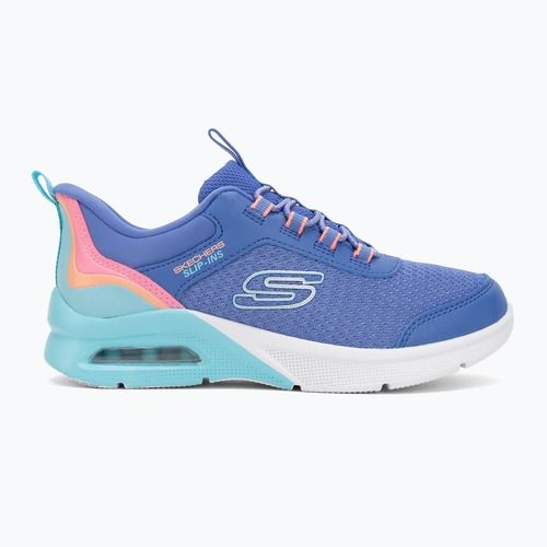 Scarpe bambini SKECHERS Microspec Max Color Trifecta blu/multicolore